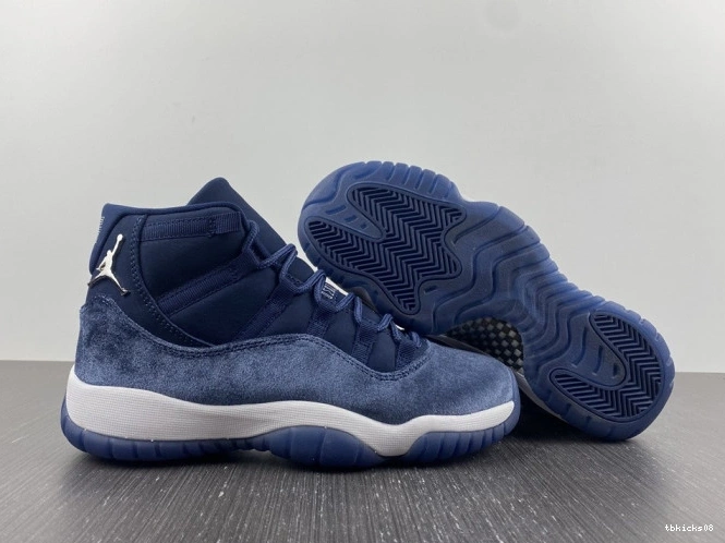 Rep TBkick Air Midnight WMNS Jordan Velvet 11 AR0715-441 Navy 0728